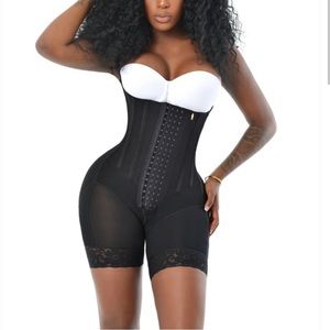 ELEGANT FIGURE FAJA 5015 Princess Corset Faja Color Cocoa Size M NWT